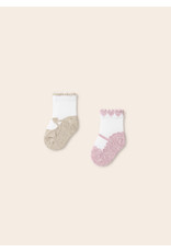 Mayoral Blush Baby Girl 2 Sock Set