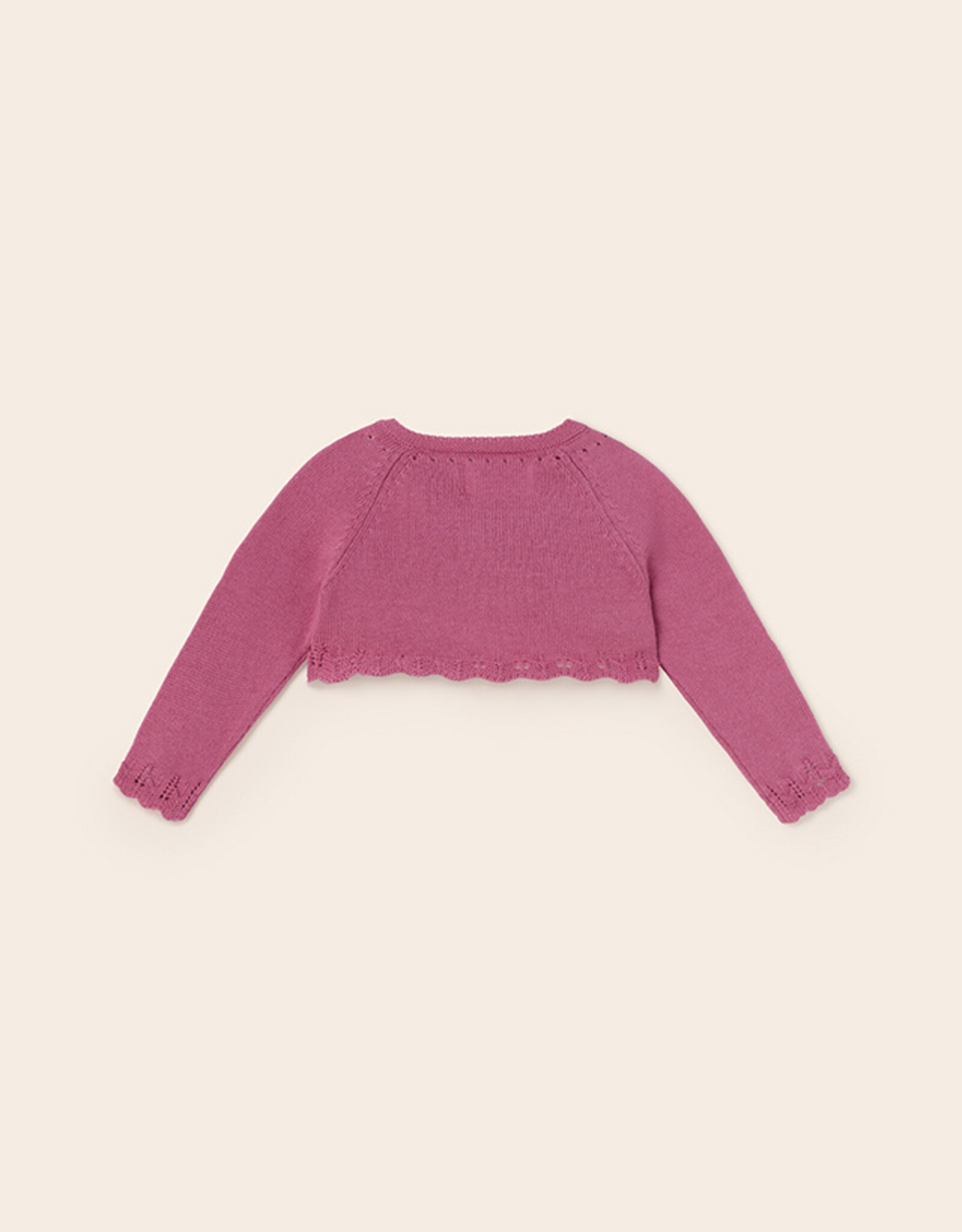 Mayoral Tulip Rose Baby Knit Cardigan