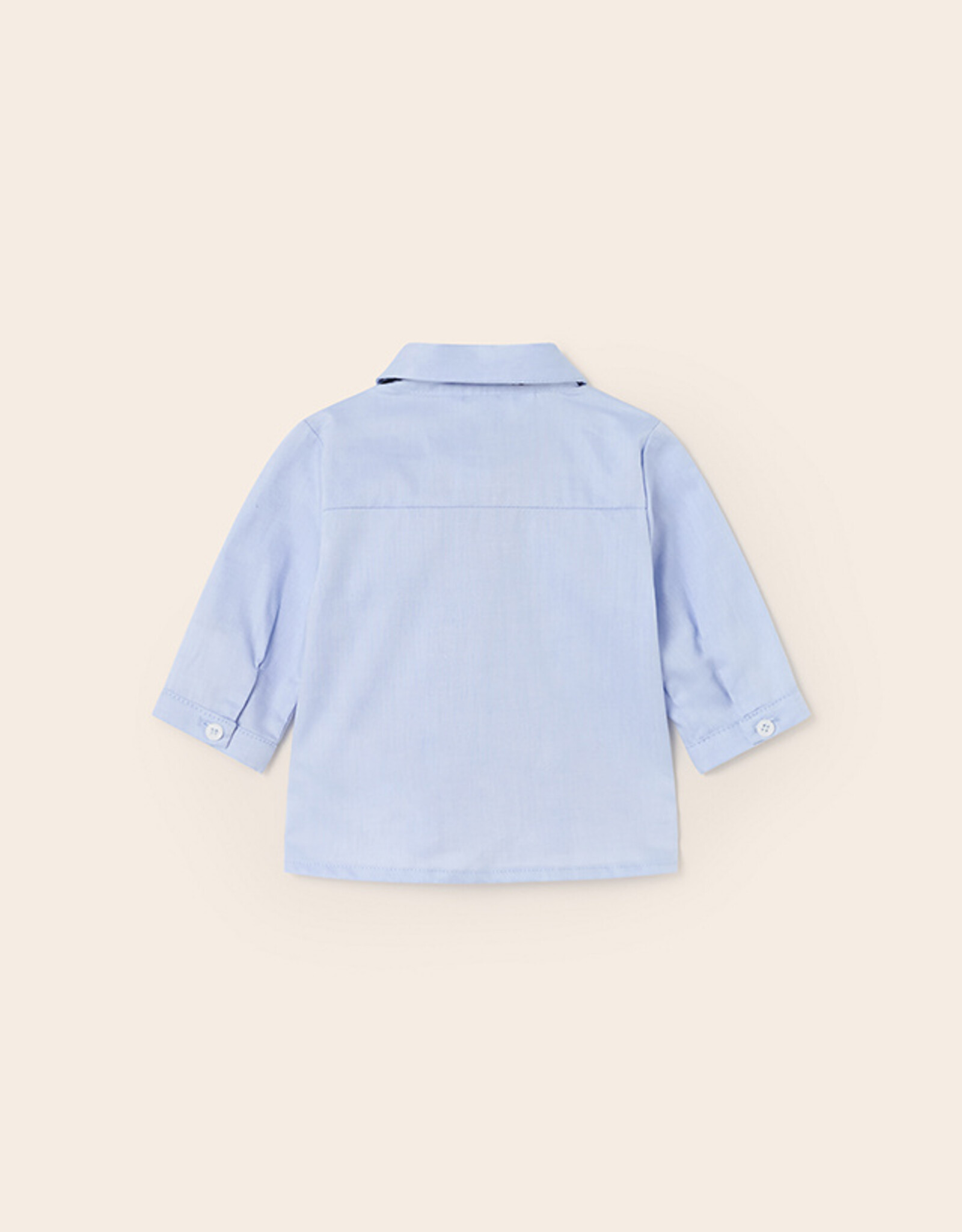 Mayoral Lightblue Button Up with Bowtie