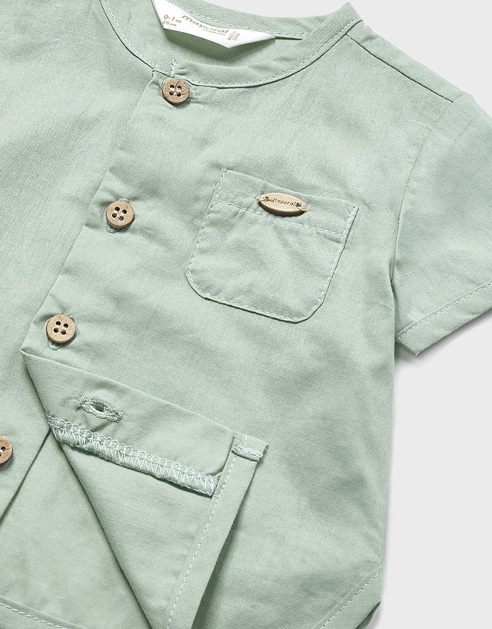 Mayoral Aqua Green Flat Short Set