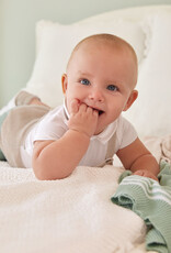 Mayoral Aqua Green Knit Dungaree Set