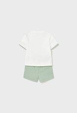 Mayoral Aqua Green 2Pc Ponies Knit Set