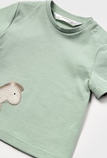 Mayoral Aqua Green 2Pc Ponies Knit Set