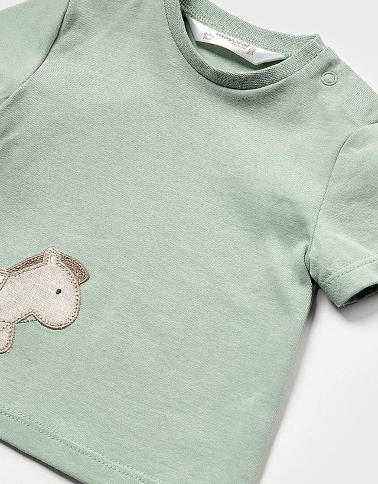Mayoral Aqua Green 2Pc Ponies Knit Set