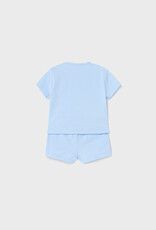 Mayoral Sky Blue 4 Pc Planes Knit Set