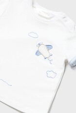 Mayoral Sky Blue 4 Pc Planes Knit Set