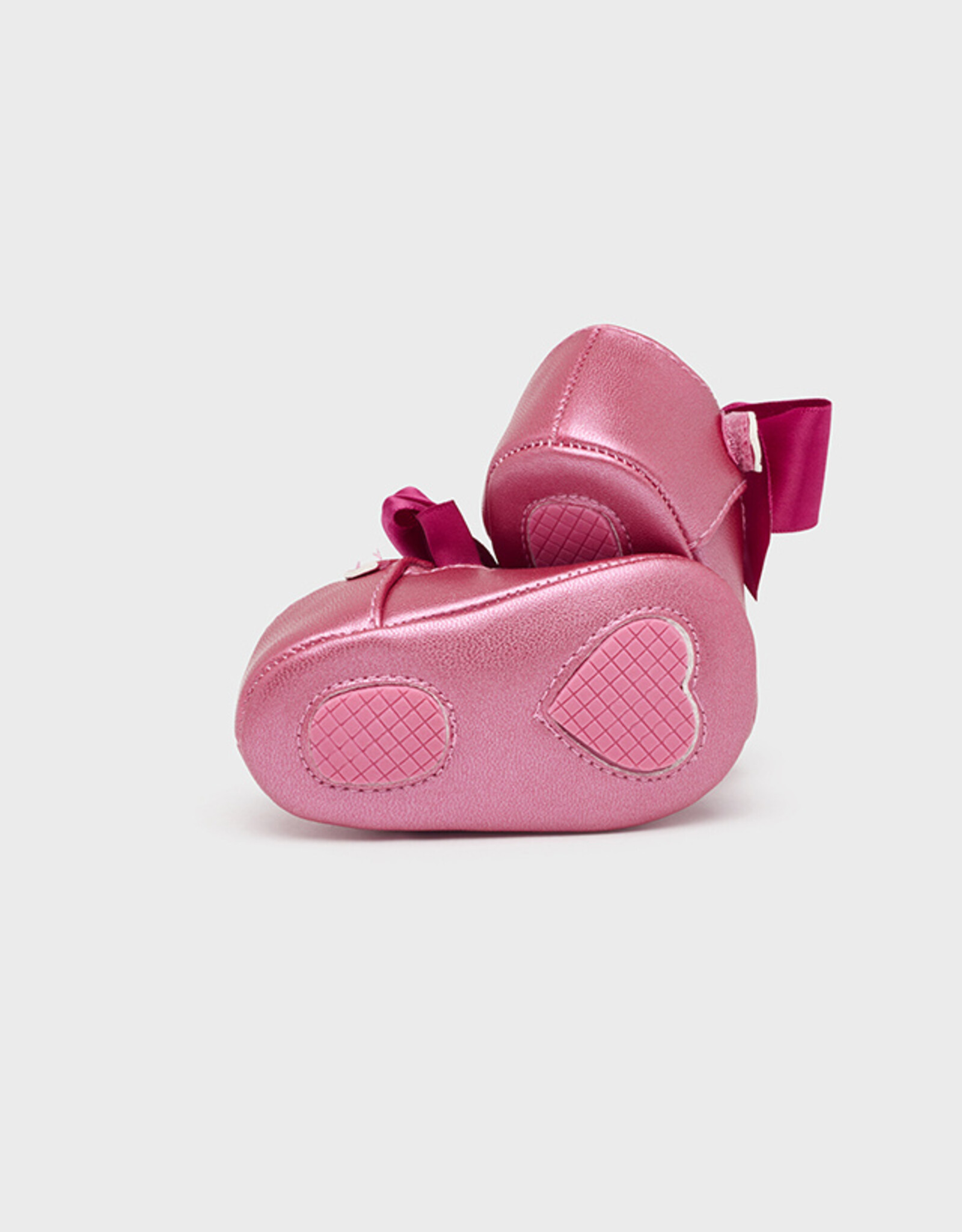 Mayoral Tulip Rose Bow Buckle Shoes