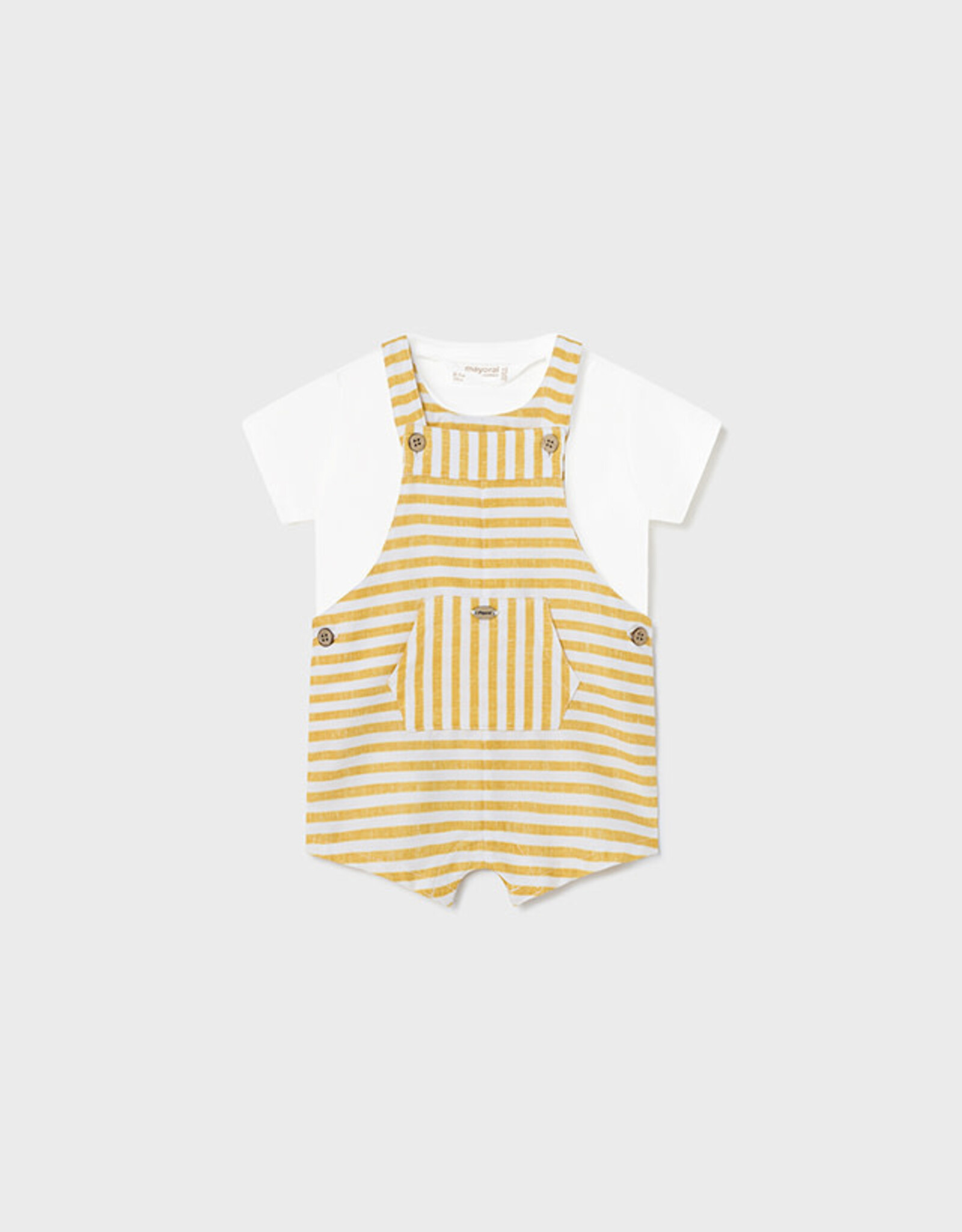 Mayoral Banana Overall Set