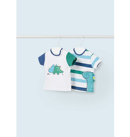 Mayoral Maui Blue 2 Dino T-Shirts