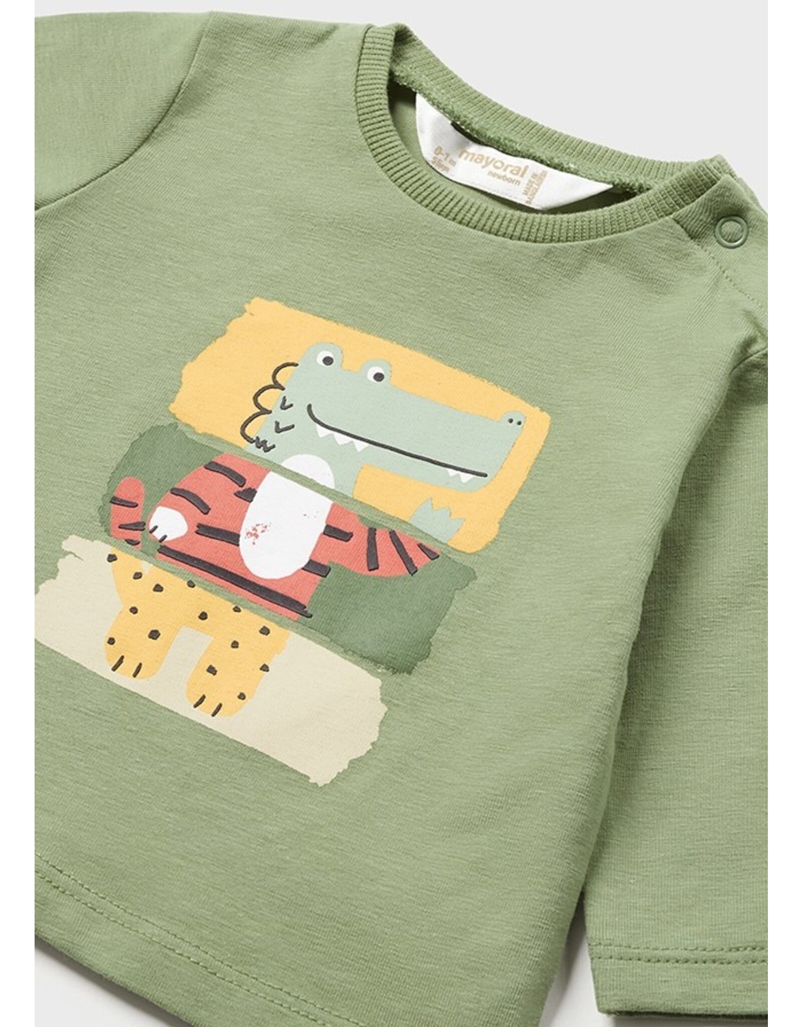 Mayoral Leaf Alligator 2 T-Shirts
