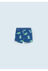 Mayoral Ocean Dino Print Fleece Shorts