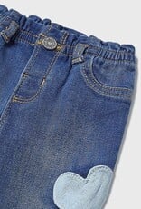 Mayoral Medium Heart Denim Jeggings