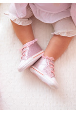 Mayoral Blush Shimmer Sneakers