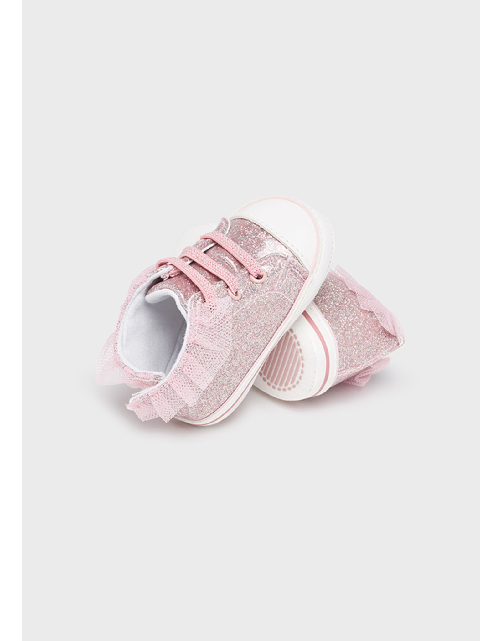 Mayoral Blush Shimmer Sneakers