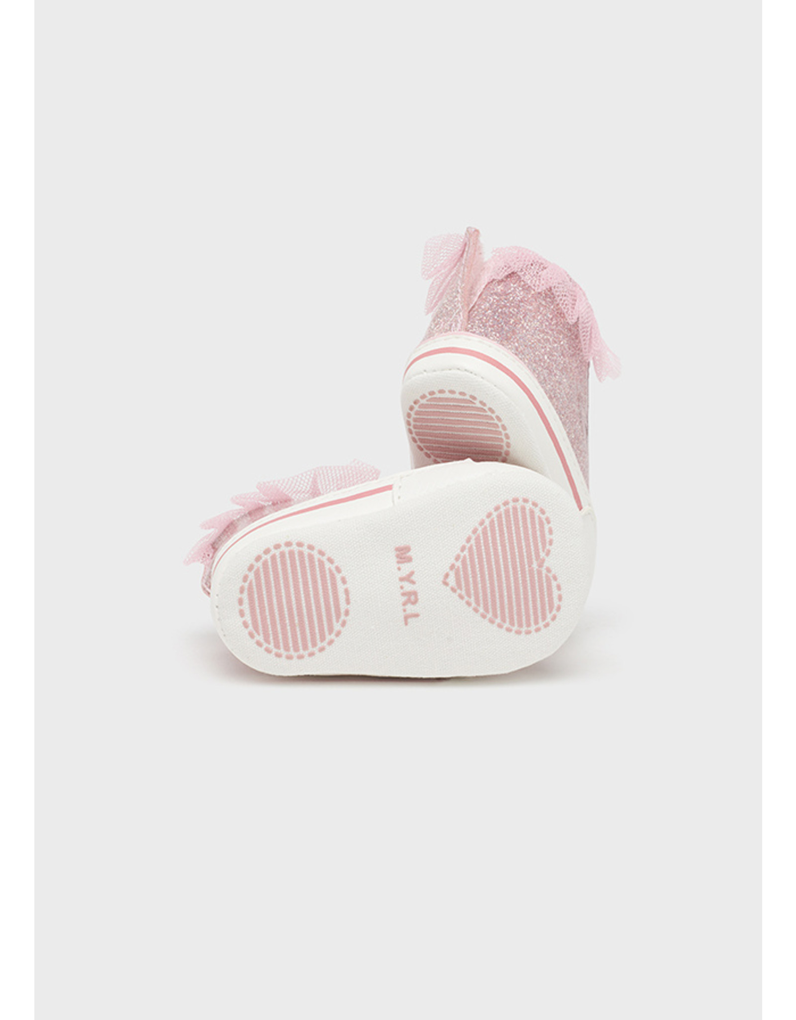 Mayoral Blush Shimmer Sneakers
