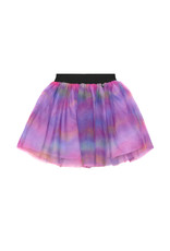 Deux Par Deux Rainbow Waves Tulle Skirt