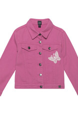 Deux Par Deux Pink Lemonade Denim Jacket