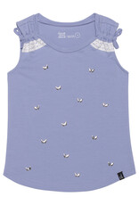 Deux Par Deux Thistle Tank with Crochet Detailing