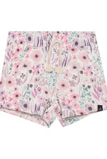 Deux Par Deux Watercolor Flowers Shorts