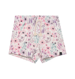 Deux Par Deux Watercolor Flowers Shorts