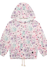 Deux Par Deux Watercolor Flower Hoodie
