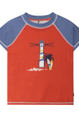 Deux Par Deux Light House Short Sleeve Rashguard