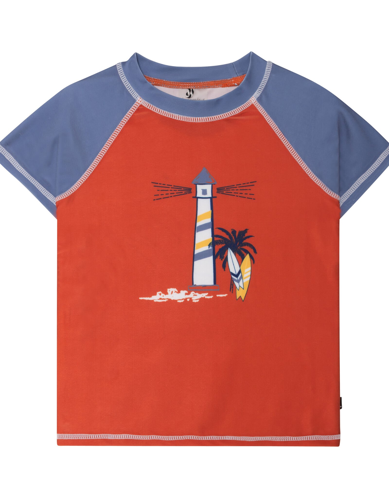 Deux Par Deux Light House Short Sleeve Rashguard