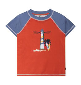 Deux Par Deux Light House Short Sleeve Rashguard