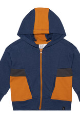 Deux Par Deux Blue Indigo Hoodie