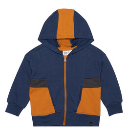 Deux Par Deux Blue Indigo Hoodie