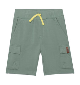 Deux Par Deux Granite Green Bermuda Cargo Short