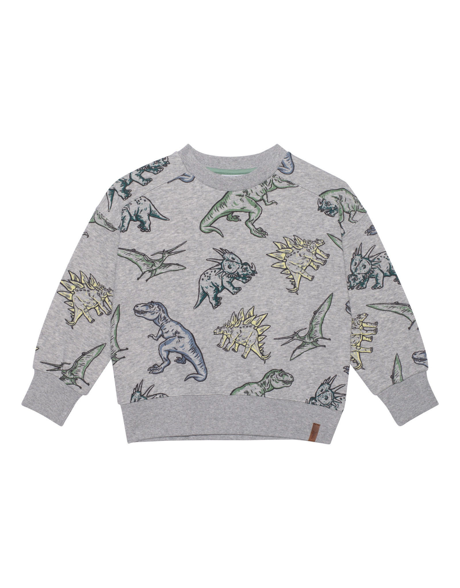 Deux Par Deux Light Grey Dino Sweatshirt