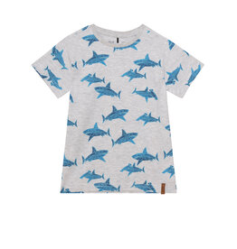 Deux Par Deux Light Grey Shark T-Shirt