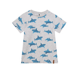 Deux Par Deux Light Grey Shark T-Shirt