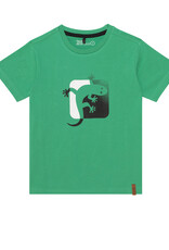 Deux Par Deux Deep Mint Geko T-Shirt