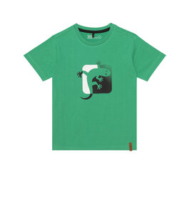 Deux Par Deux Deep Mint Geko T-Shirt