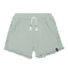 Deux Par Deux Frosty Green Shorts w/Frill