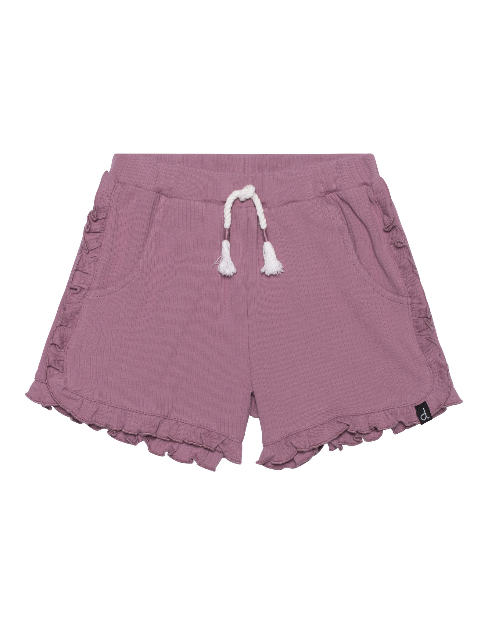 Deux Par Deux Dusty Orchid Shorts w/Frill