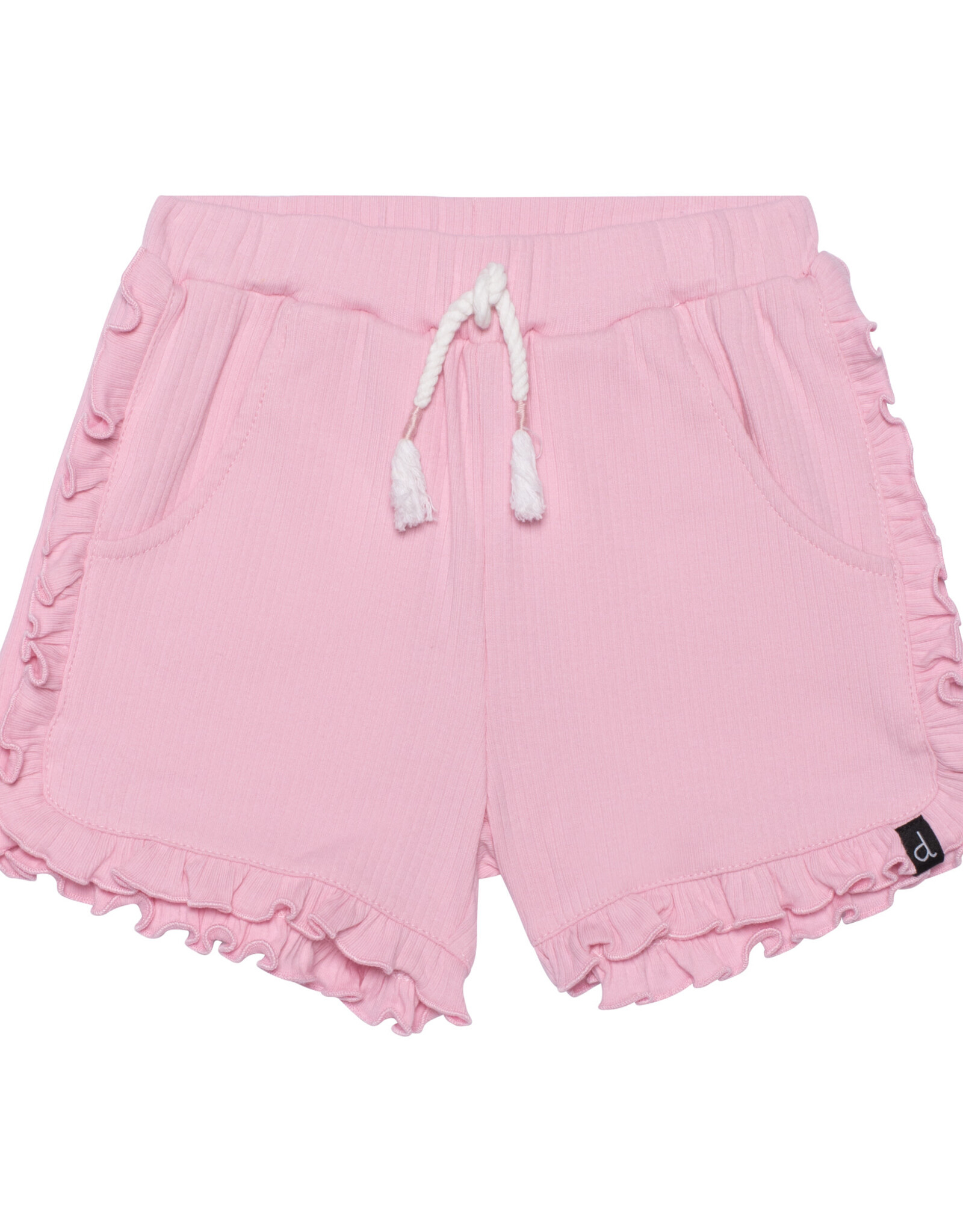 Deux Par Deux Cameo Pink Shorts w/Frill