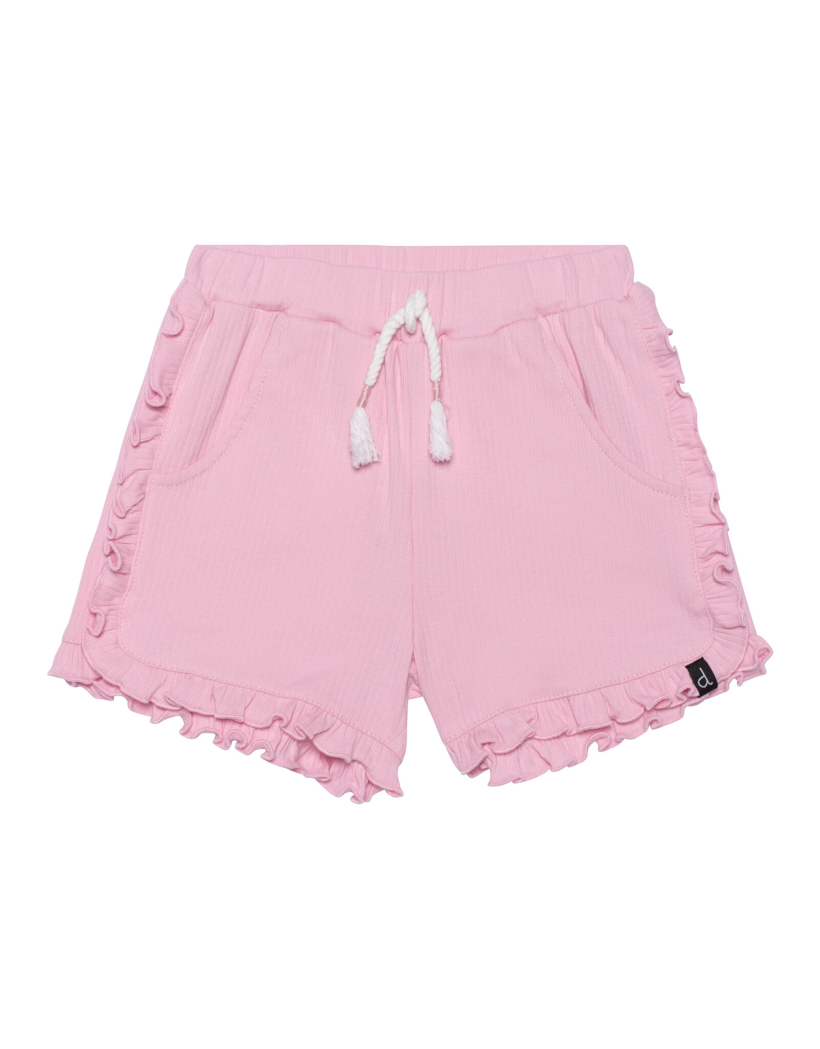 Deux Par Deux Cameo Pink Shorts w/Frill