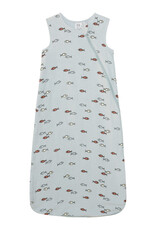 Deux Par Deux Fish Blue Muslin Sleep Bag