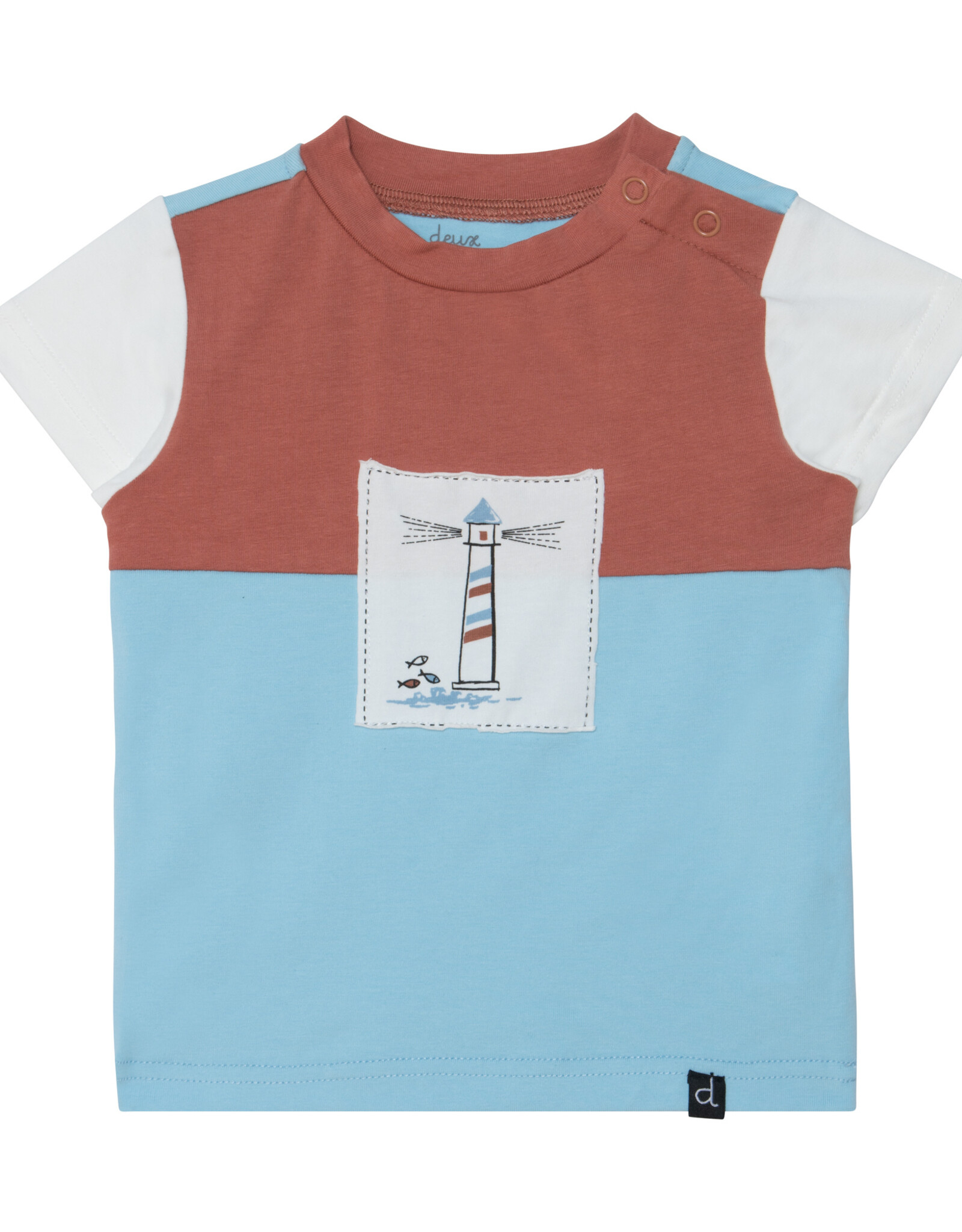 Deux Par Deux Fish Top & Short Set