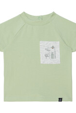 Deux Par Deux Green Crocodile Top & Short Set