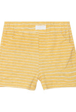 Deux Par Deux Gold Crocodile Top & Short Set