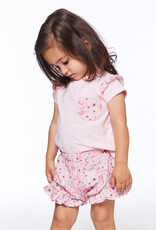 Deux Par Deux Romantic Flowers Shorts w/Frill