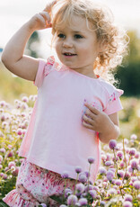 Deux Par Deux Romantic Flowers Shorts w/Frill