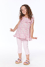 Deux Par Deux Light Lilac Capri  w/Frill
