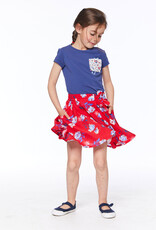 Deux Par Deux Lollipop Flowers Skort