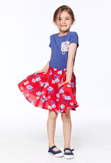 Deux Par Deux Lollipop Flowers Skort