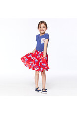 Deux Par Deux Lollipop Flowers Skort